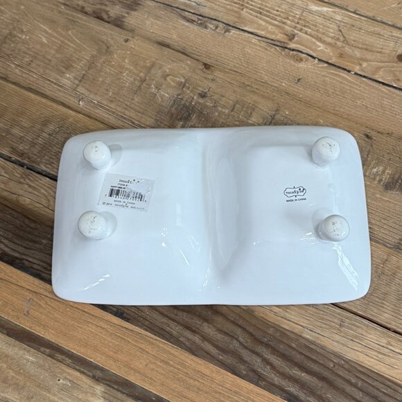 Mud Pie HAPPY Two Section Server - Picture 3 of 3